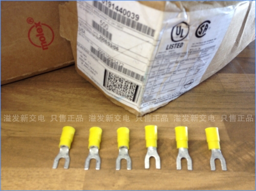 United States MOLEX 0191440039 imported U type cold pressed terminal pre insulated terminal copper wire connector nose