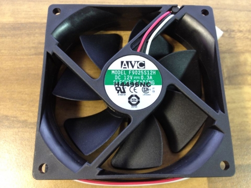 Original V C F9025 S12H A DC axial flow fan 90X90MM 12V0.3A industrial cooling fan