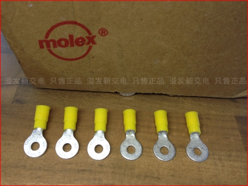 Molex 16-14AWG O America Molex cold pressed terminals circular pre insulated end copper nose
