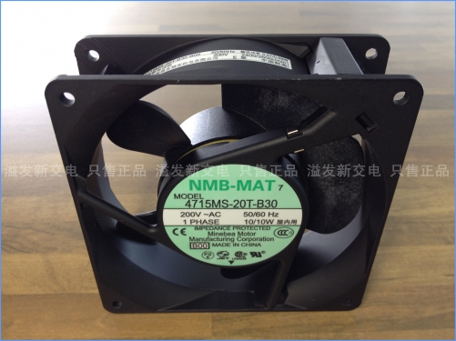 The original NMB Minebea 4715MS-20T-B30 axial flow fan cooling fan 200V 120X120X38MM