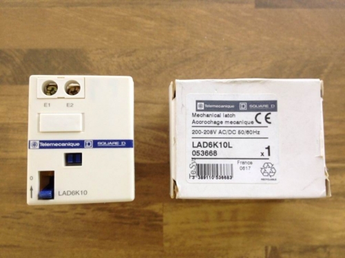 Schneider (France) LAD6K10L contactor mechanical latch module 053668 original imports 200-208V