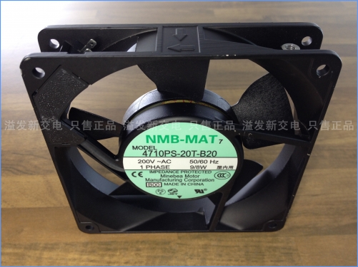 The original NMB Minebea 4710PS-20T-B20 axial flow fan 220VAC 8W 120X120X25MM