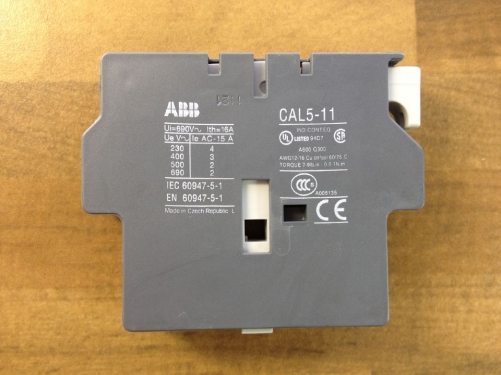 Original American CAL5-11 CA5-10 CA5-01 CAL18-11 ABB ABB AC contactor auxiliary contact module switch NO+NC