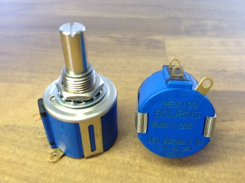 The United States 3540S-1-203 20K BOURNS high precision multi loop import potentiometer production in Mexico