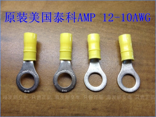 Tyco AMP12-10 O cold pressed terminals circular pre insulated end copper wire nose