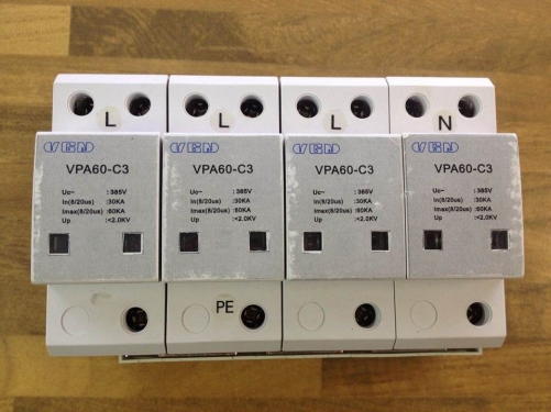 VPA60-C3 3P+N surge protection device 385V 60KA VGN new lightning protection