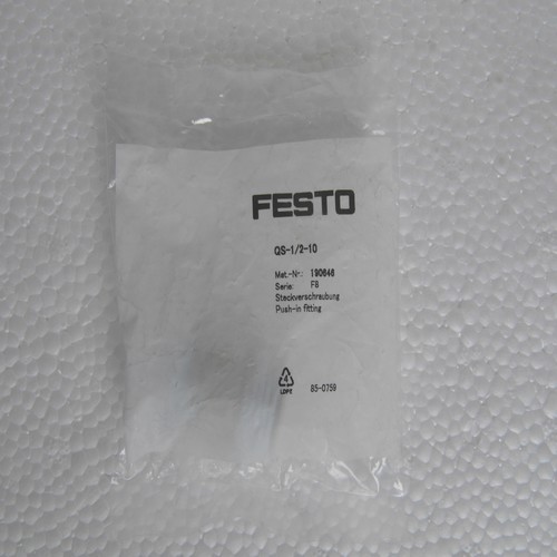 * special sales * BRAND NEW GENUINE FESTO air connector QS-1/2-10 spot 190646