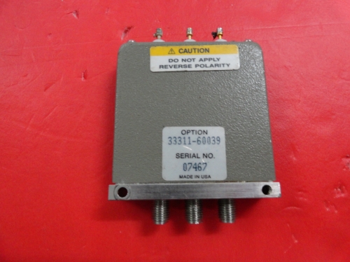 Supply SPDT RF switch HP/Agilent 33311-60039 DC-4GHZ 24V