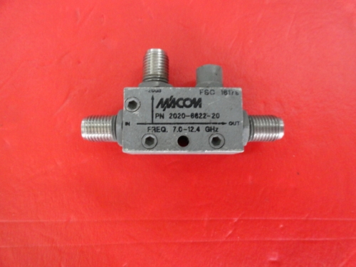 2020-6622-20 7-12.4GHz M/A-COM coaxial directional coupler SMA 20dB