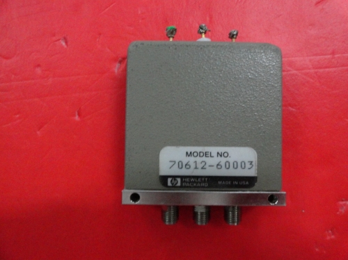 SPDT RF switch HP/Agilent 70612-60003 DC-4GHZ 24V