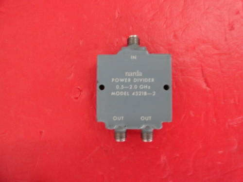 Supply Narda one point two power divider 0.5-2GHz SMA 4321B-2