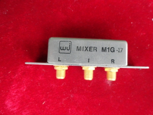 /WJ M1G-17 1-4GHZ SMA RF M/A-COM RF microwave coaxial high frequency double balanced mixer