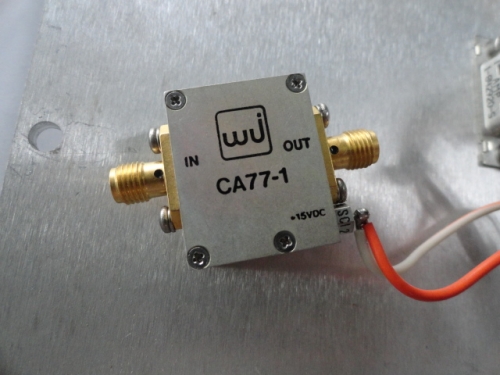CA77-1 -15v WJ RF microwave low noise amplifier SMA