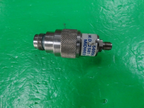 MICROWAVE 2581-001 N MIDWEST male connector to SMA connector