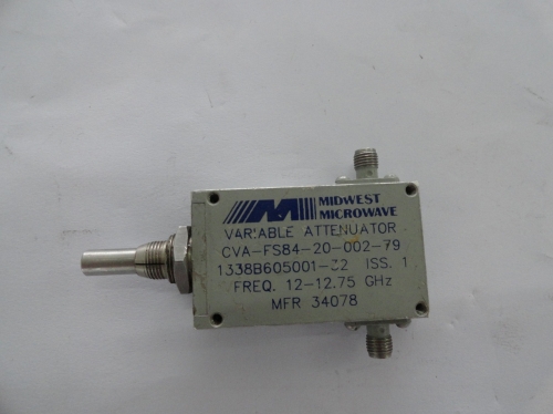 CVA-FS84-20-002-79 12-12.75G MIDWEST hand adjustable variable attenuator 20dB