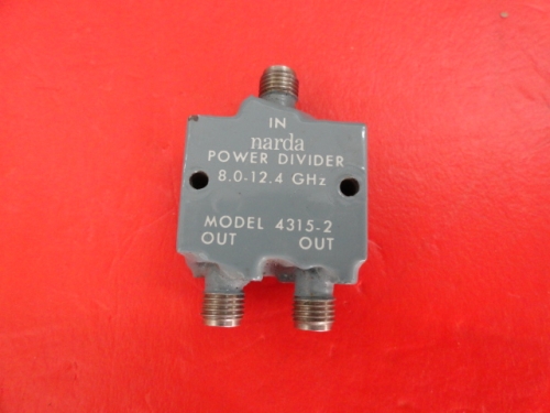 Supply 4315-2 8-12.4GHz Narda a sub two power divider SMA