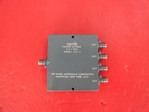 Narda 4311-4 0.5-1GHz a four supply divider SMA