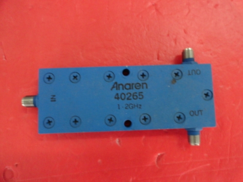 Supply ANAREN 40265 1-2GHz RF microwave coaxial one point two power divider SMA