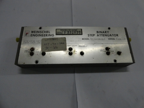 Programmable step attenuator AB-133-70-11 70dB 18GHz SMA Weinschel