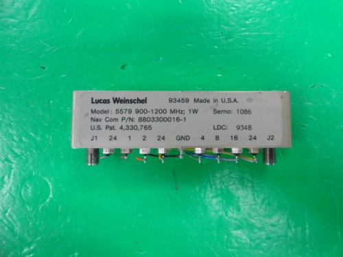 Weinschel 5579 103dB SMA programmable attenuator 900-1200MHZ