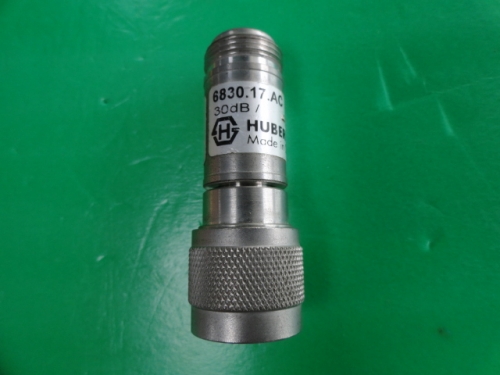 Supply 6830.17.AC H+S coaxial fixed attenuator 30dB 2W N DC-4GHz
