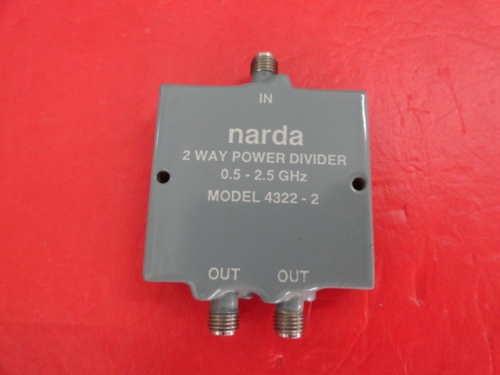 Supply Narda one point two power divider 0.5-2.5GHz SMA 4322-2