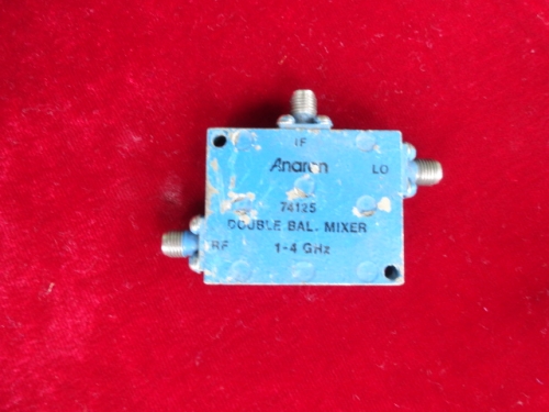 Imported ANAREN 74125 SMA RF/LO:1-4GHz RF microwave coaxial mixer