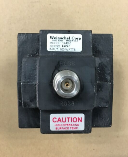 1440-3 DC-6GHZ 100W Weinschel high frequency coaxial load / dummy load N master