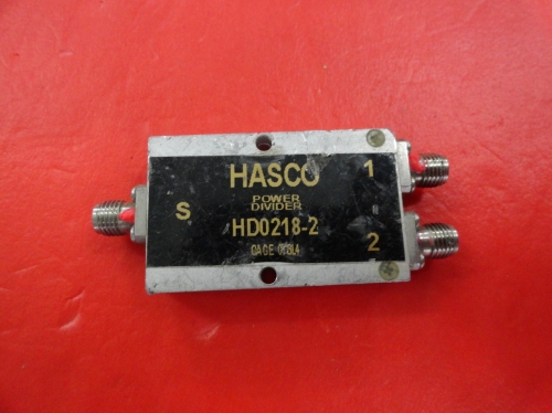 HD0218-2 2-18GHz HASCO RF microwave coaxial one point two power divider SMA