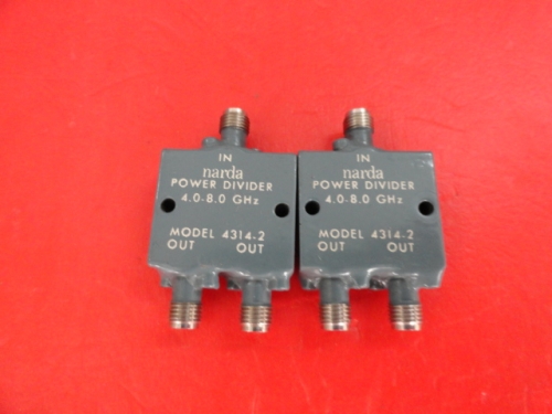 Supply Narda one point two power divider 4-8GHz SMA 4314-2