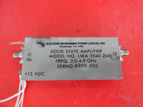 Supply M/A-COM amplifier 2-4GHz 15V SMA 2040-2140