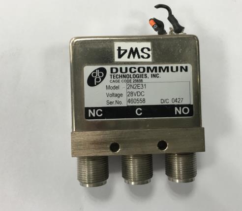 2N2E31 DC-12.4GHz N DUCOMMUN type SP2T coaxial switch RF microwave coaxial switch