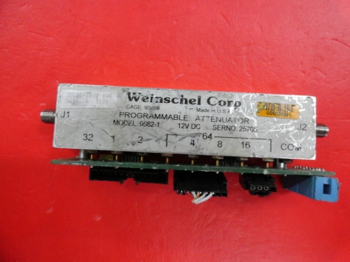 Supply programmable step attenuator 9682-1 0-127dB DC-2GHZ 12V SMA Weinschel