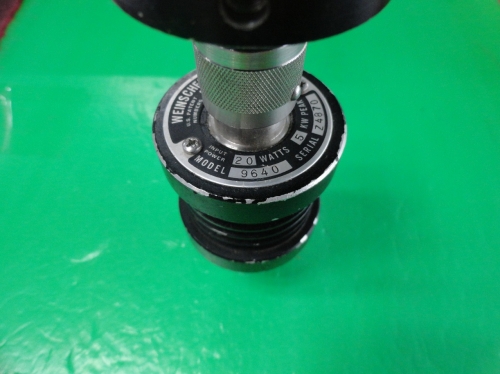 Precision coaxial fixed attenuator 25W 9640 10dB 8GHZ N Weinschel