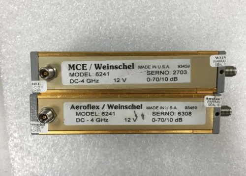 151t-70/6241 DC-4GHZ 70dB Aeroflex/Weinschel electronic control step attenuator