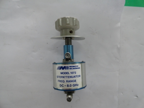 Hand step attenuator MICROWAVE MIDWEST 1072 DC-8GHz 0-9dB 1DB step