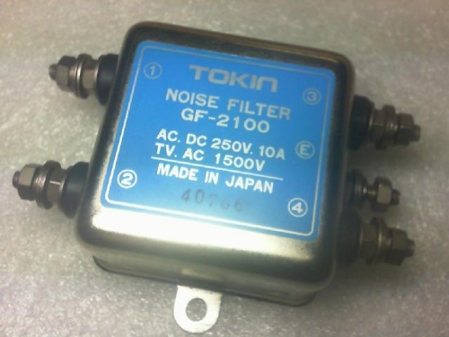 Japan TOKIn transformer filter GF-2100/250VAC/10A/TV.AC.1500V/10A