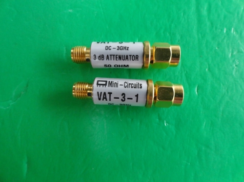 VAT-3-1 DC-3GHz 3dB MINI coaxial fixed attenuator SMA 1W