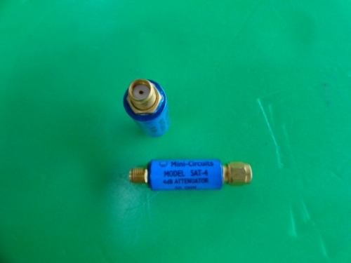 SAT-4 MINI coaxial fixed attenuator Att:4dB P:2W SMA DC-1.5GHz