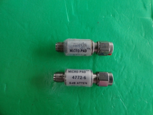 4772-6 NARDA coaxial fixed attenuator Att:6dB P:2W SMA DC-6GHz