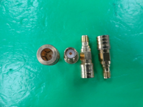 Imported gold-plated SM5586 QMA disassemble blind plug to SMA female adaptor