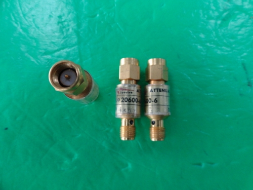 20600-6 M/A-COM radio frequency coaxial fixed attenuator 6dB 2W SMA DC-12.4GHz