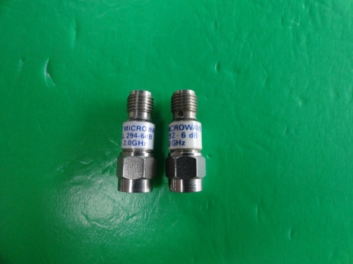 294-6dB MIDWEST coaxial fixed attenuator 6dB 2W SMA DC-2GHz