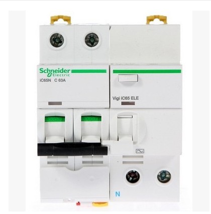 Genuine Schneider switch IC65N 2P 50A Vigi leakage protection circuit breaker A9F18250