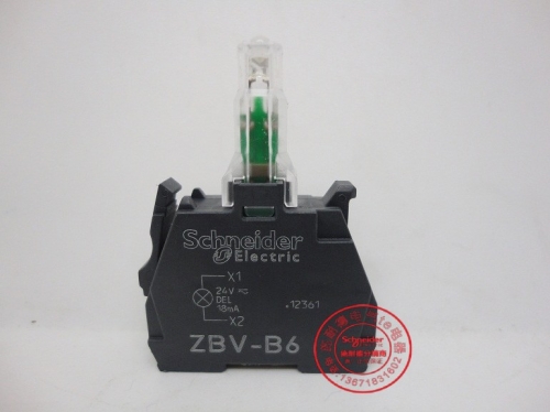 Authentic Schneider XB4 indicator light module ZBV-B6 ZBVB6 blue