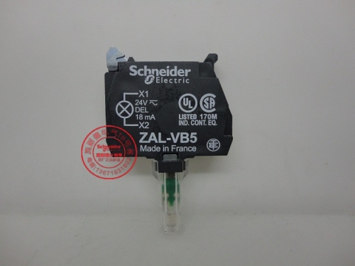 [authentic] French Schneider LED indicator light module ZALVB5 ZAL-VB5 yellow