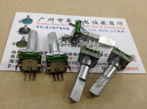 Taiwan produced EC11 type ALPHA encoder step 20 handle long 25MMF