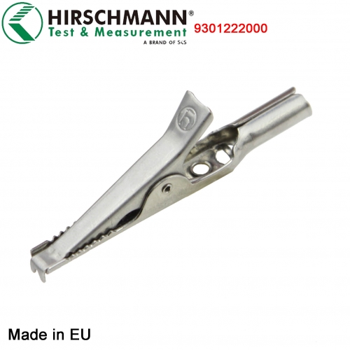 Germany HIRSCHMANN AGF30 stainless steel fangs alligator clip 4mm jack connected with the 930122000 line