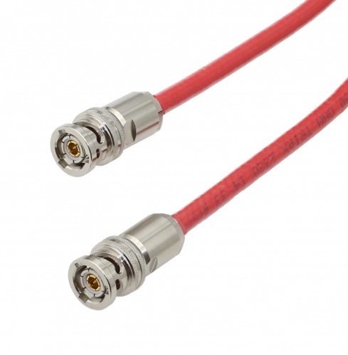 Three coaxial three claw BNC male pair of test cable RG58 50 euro Triax BNC Patch Cord