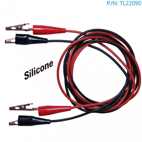 TL22090 18AWG0.75 square super soft silicone Mini copper alligator clip test connection line